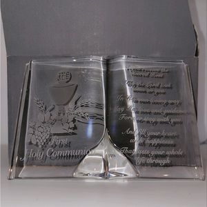 Waterford crystal First Holy Communion Bible